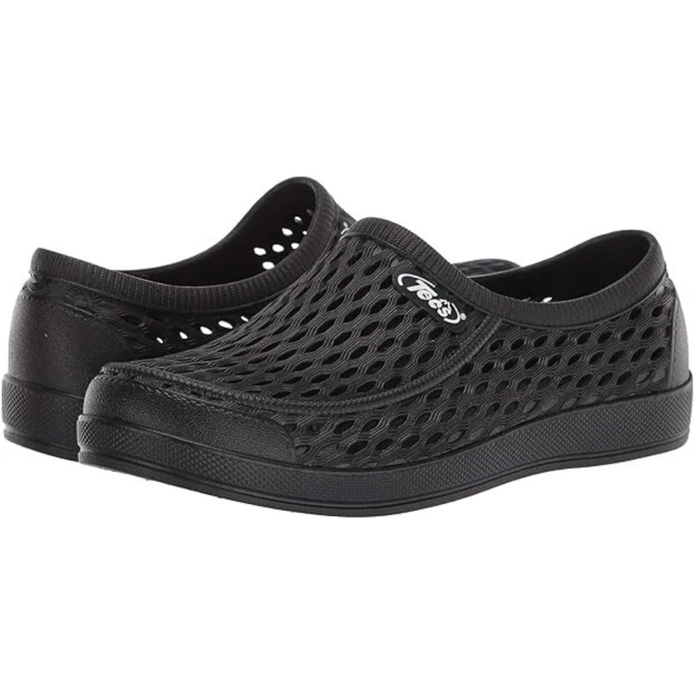 NEW Tecs Relax Aqua Tecs Black Slip On Garden Clog Shoes Women's Size 10